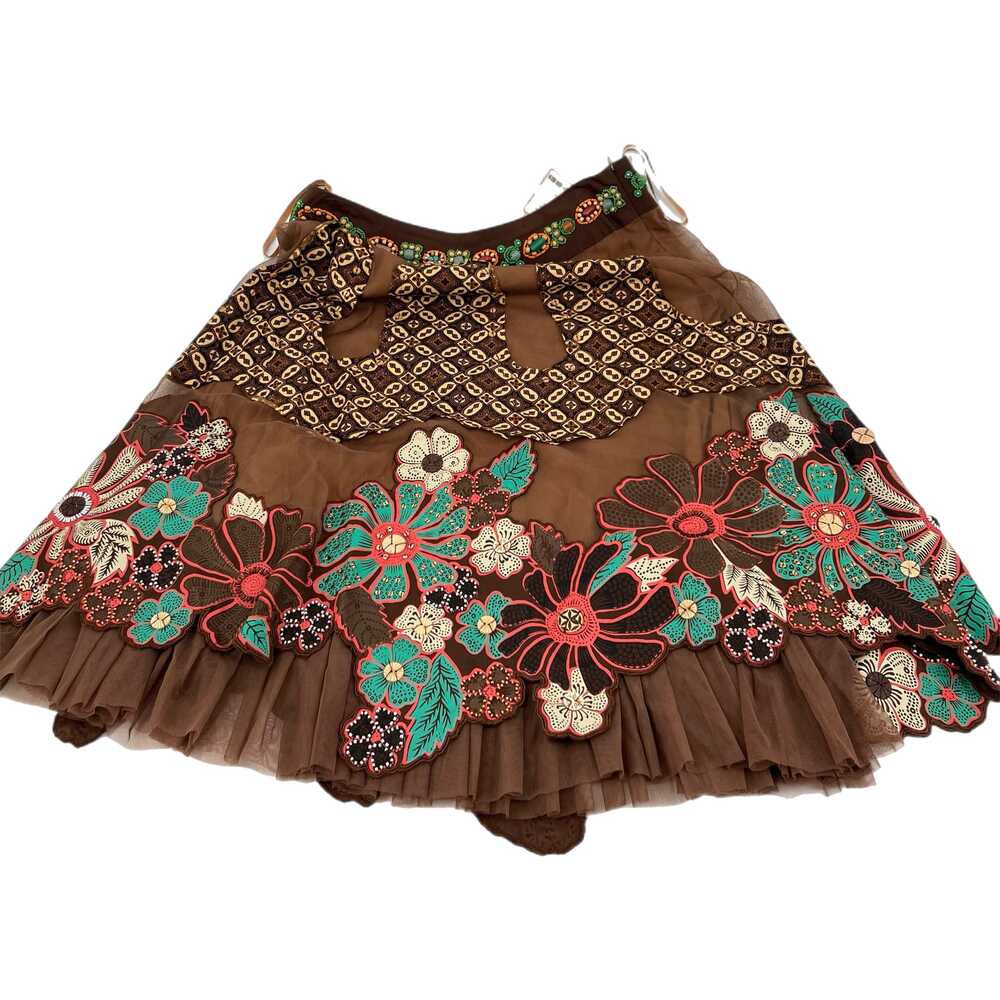 Basic and Maude Brown Maxi Skirt Beaded | Womens 8